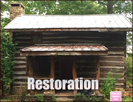 Historic Log Cabin Restoration  Bladensburg, Ohio